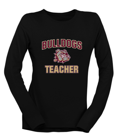 King's Fork Bulldogs Teacher Women's Premium LS T-Shirt