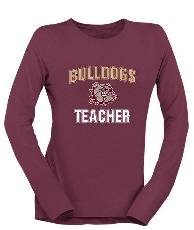 King's Fork Bulldogs Teacher Women's LS T-Shirt