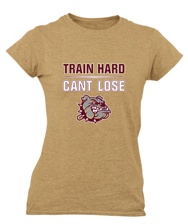 King's Fork Bulldogs Train Hard, Can't Lose Women's Premium SS T-Shirt