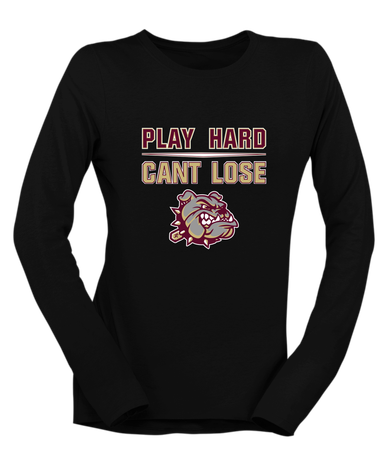 King's Fork Bulldogs Play Hard, Can't Lose Women's Premium LS T-Shirt