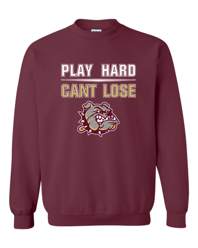 King's Fork Bulldogs Play Hard, Can't Lose Men's Sweatshirt