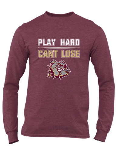 King's Fork Bulldogs Play Hard, Can't Lose Men's LS T-Shirt