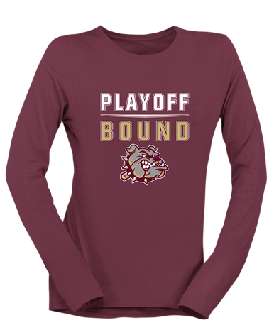King's Fork Bulldogs Playoff Bound Women's LS T-Shirt
