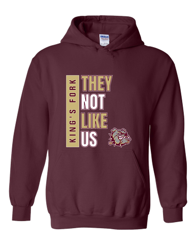 King's Fork Bulldogs They Not Like Us #1 Men's Hoodie