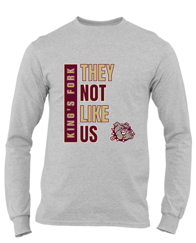 King's Fork Bulldogs They Not Like Us #1 Men's Premium LS T-Shirt