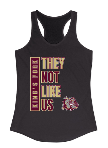 King's Fork Bulldogs They Not Like Us #1 Women's Tank Top