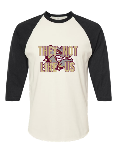 King's Fork Bulldogs They Not Like Us #2 Women's Baseball T-Shirt