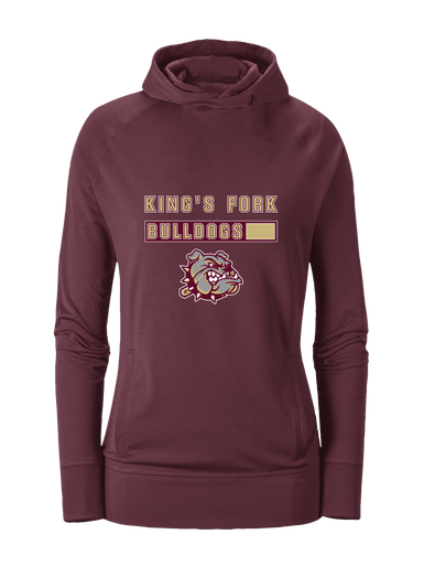 King's Fork Bulldogs Mascot #7 Women's Hoodie