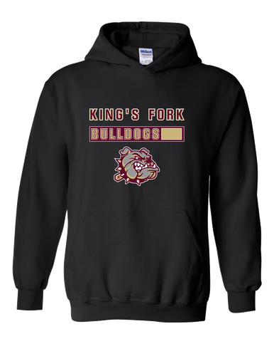 King's Fork Bulldogs Mascot #7 Men's Hoodie