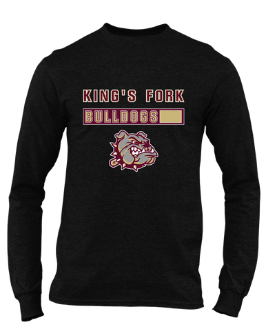 King's Fork Bulldogs Mascot #7 Men's Premium LS T-Shirt