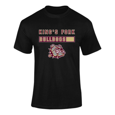 King's Fork Bulldogs Mascot #7 Men's SS T-Shirt