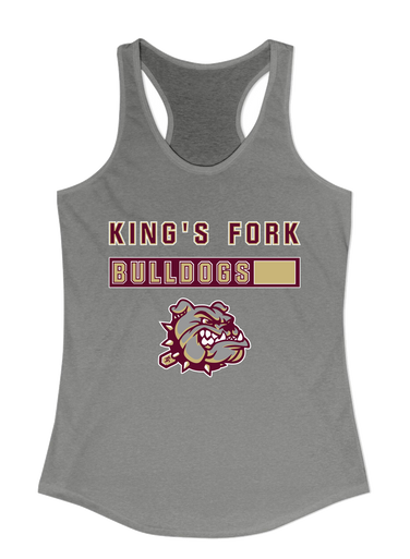 King's Fork Bulldogs Mascot #7 Women's Tank Top