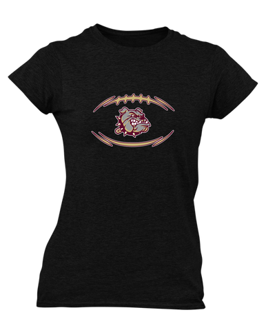 King's Fork Bulldogs Football #3 Women's SS T-Shirt