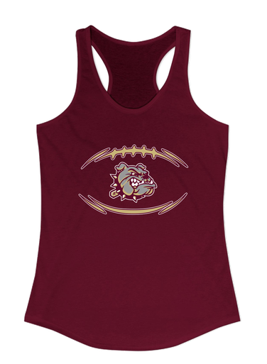 King's Fork Bulldogs Football #3 Women's Tank Top