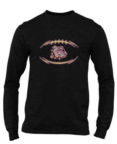 King's Fork Bulldogs Football #3 Men's LS T-Shirt