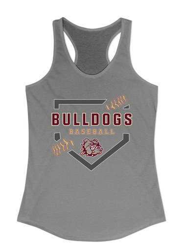 King's Fork Bulldogs Baseball #2 Women's Tank Top