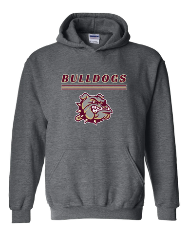 King's Fork Bulldogs Mascot #8 Men's Hoodie