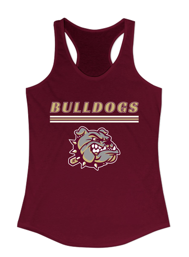 King's Fork Bulldogs Mascot #8 Women's Tank Top