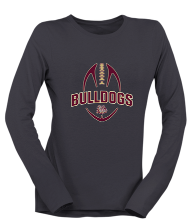 King's Fork Bulldogs Football #5 Women's Premium LS T-Shirt