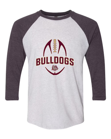 King's Fork Bulldogs Football #5 Women's Baseball T-Shirt