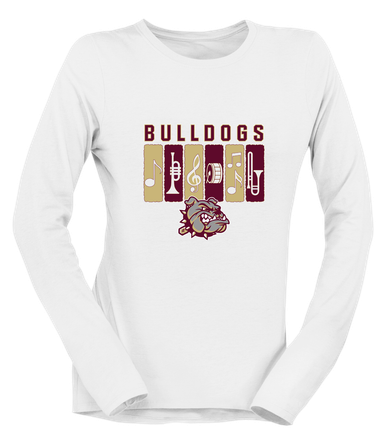 King's Fork Bulldogs Band # 2 Women's Premium LS T-Shirt