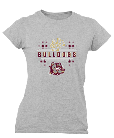 King's Fork Bulldogs Band # 3 Women's Premium SS T-Shirt