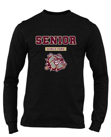 King's Fork Bulldogs Senior #2 Men's LS T-Shirt