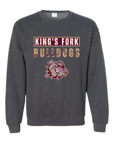 King's Fork Bulldogs Mascot #9 Men's Sweatshirt