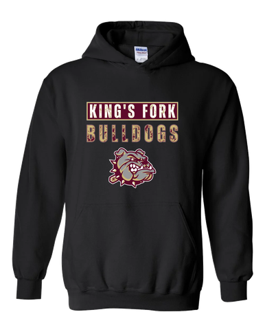 King's Fork Bulldogs Mascot #9 Men's Hoodie
