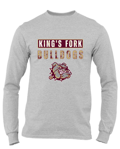 King's Fork Bulldogs Mascot #9 Men's Premium LS T-Shirt