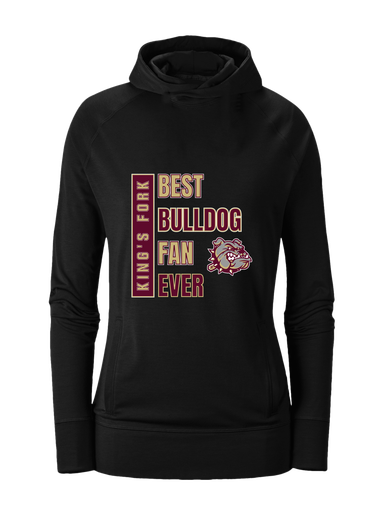 King's Fork Bulldogs Best Bulldog Fan Women's Hoodie