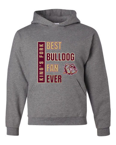King's Fork Bulldogs Best Bulldog Fan Men's Premium Hoodie
