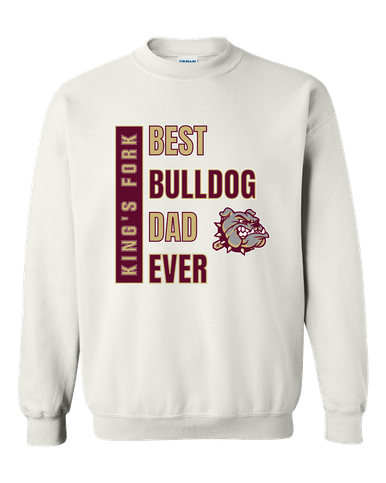 King's Fork Bulldogs Best Bulldog Dad Men's Sweatshirt