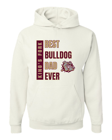 King's Fork Bulldogs Best Bulldog Dad Men's Premium Hoodie