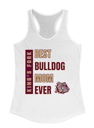 King's Fork Bulldogs Best Bulldog Mom Women's Tank Top