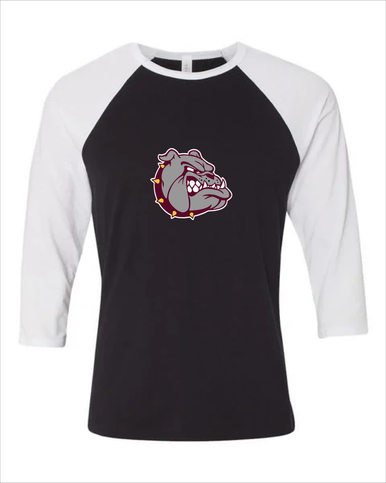 Winslow Bulldogs Mascot #1 Women's Baseball T-Shirt