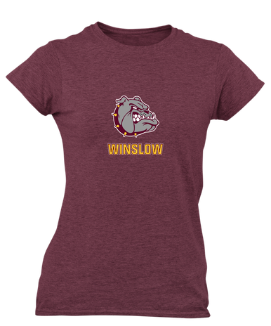 Winslow Bulldogs Mascot #2 Women's SS T-Shirt