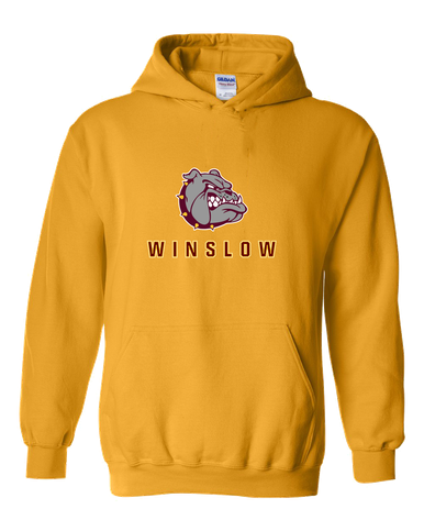 Winslow Bulldogs Mascot #2 Men's Hoodie