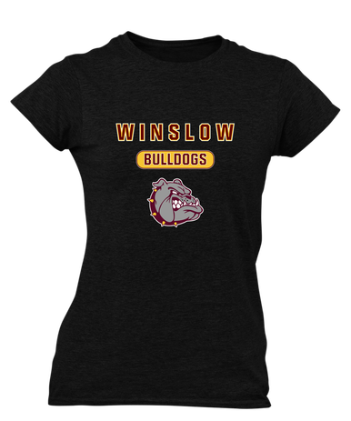 Winslow Bulldogs Mascot #3 Women's SS T-Shirt