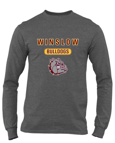 Winslow Bulldogs Mascot #3 Men's Premium LS T-Shirt