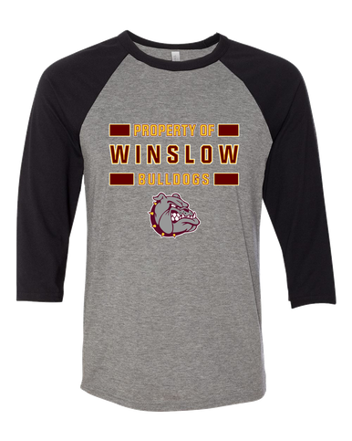 Winslow Bulldogs Property Of Men's Baseball T-Shirt