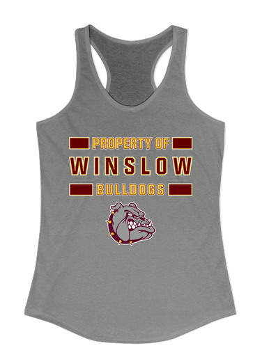 Winslow Bulldogs Property Of Women's Tank Top