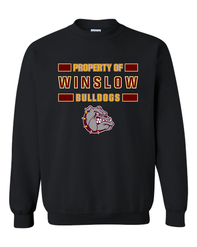Winslow Bulldogs Property Of Men's Sweatshirt