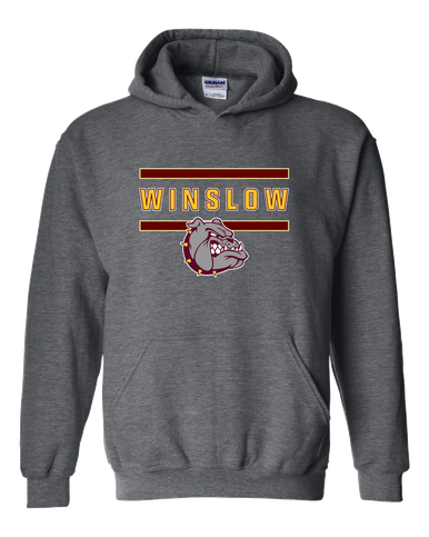 Winslow Bulldogs Mascot #4 Men's Hoodie