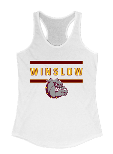 Winslow Bulldogs Mascot #4 Women's Tank Top