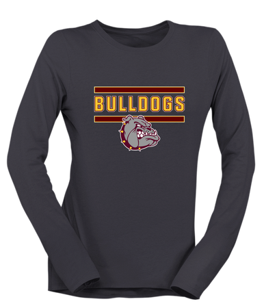 Winslow Bulldogs Mascot #5 Women's Premium LS T-Shirt