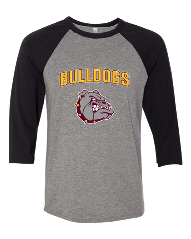 Winslow Bulldogs Mascot #6 Women's Baseball T-Shirt
