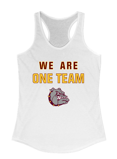 Winslow Bulldogs We Are One Team Women's Tank Top