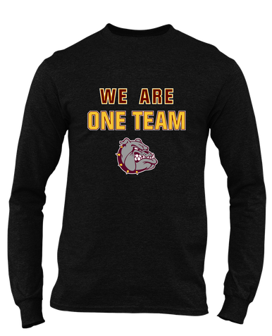 Winslow Bulldogs We Are One Team Men's LS T-Shirt