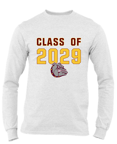 Winslow Bulldogs Class of 2029 Men's LS T-Shirt